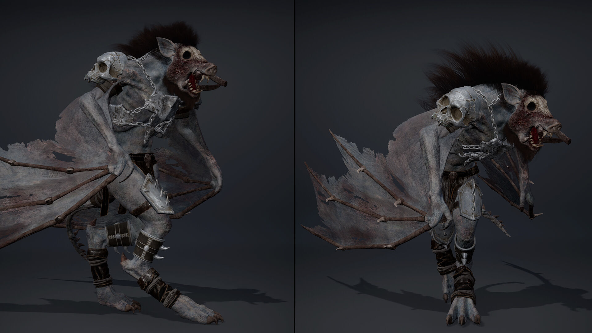 Thunder Brutal Wing1 Low-poly 3D model_9