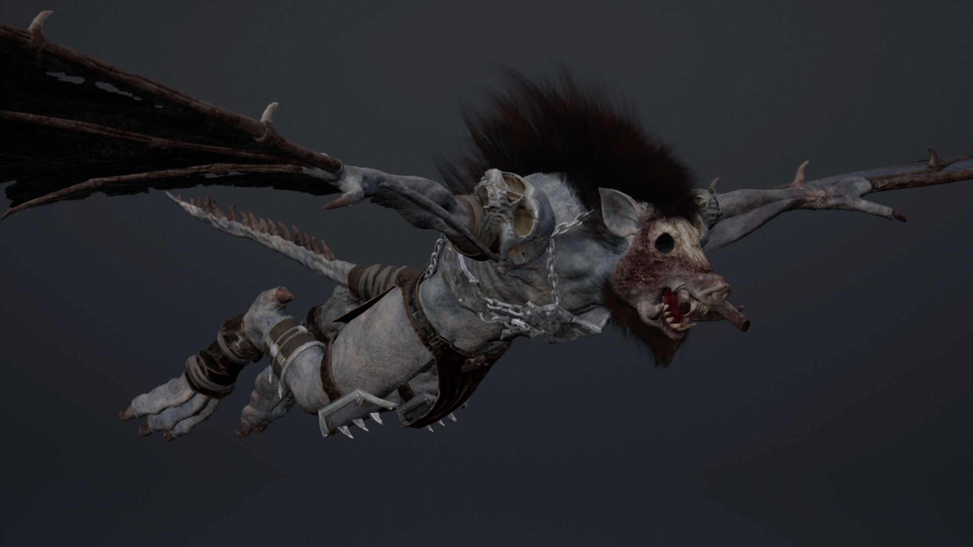 Thunder Brutal Wing1 Low-poly 3D model_7