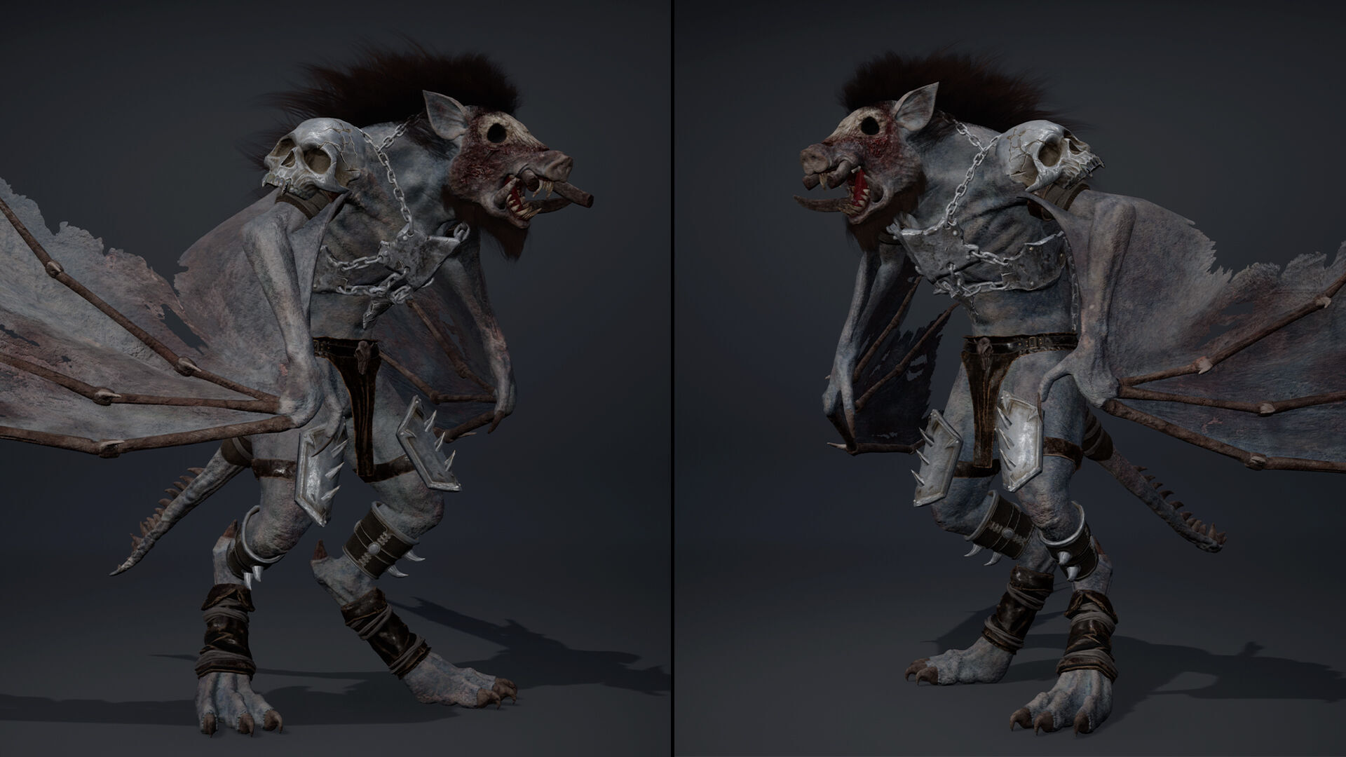 Thunder Brutal Wing1 Low-poly 3D model_5