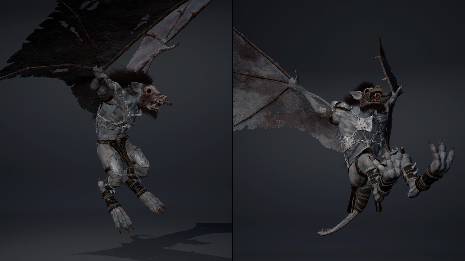 Thunder Brutal Wing1 Low-poly 3D model_12