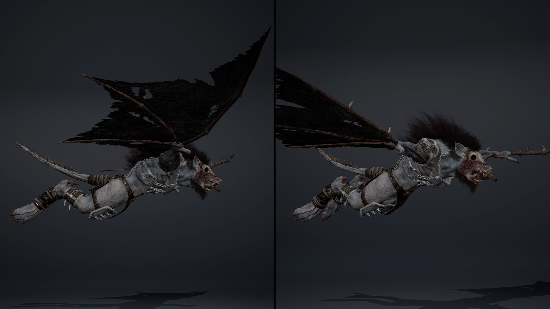 Thunder Brutal Wing1 Low-poly 3D model_6