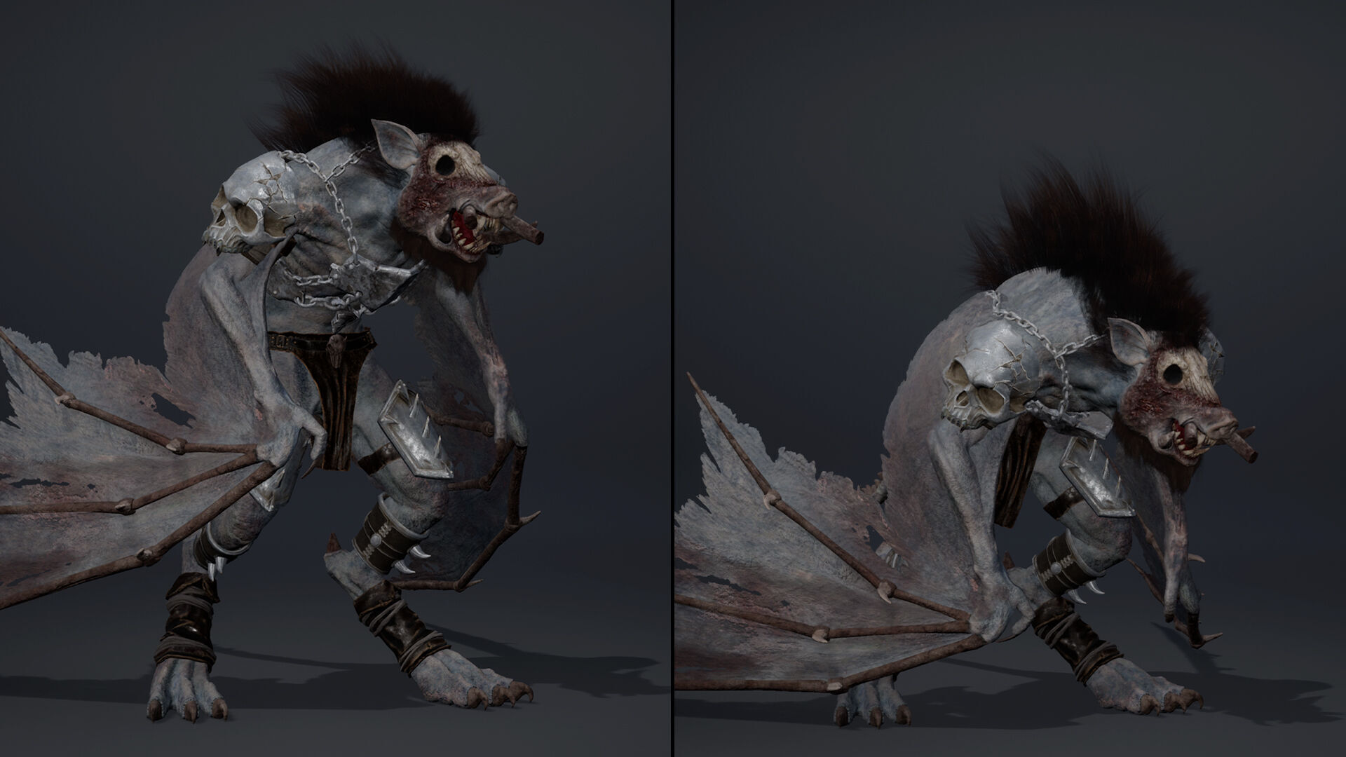 Thunder Brutal Wing1 Low-poly 3D model_10