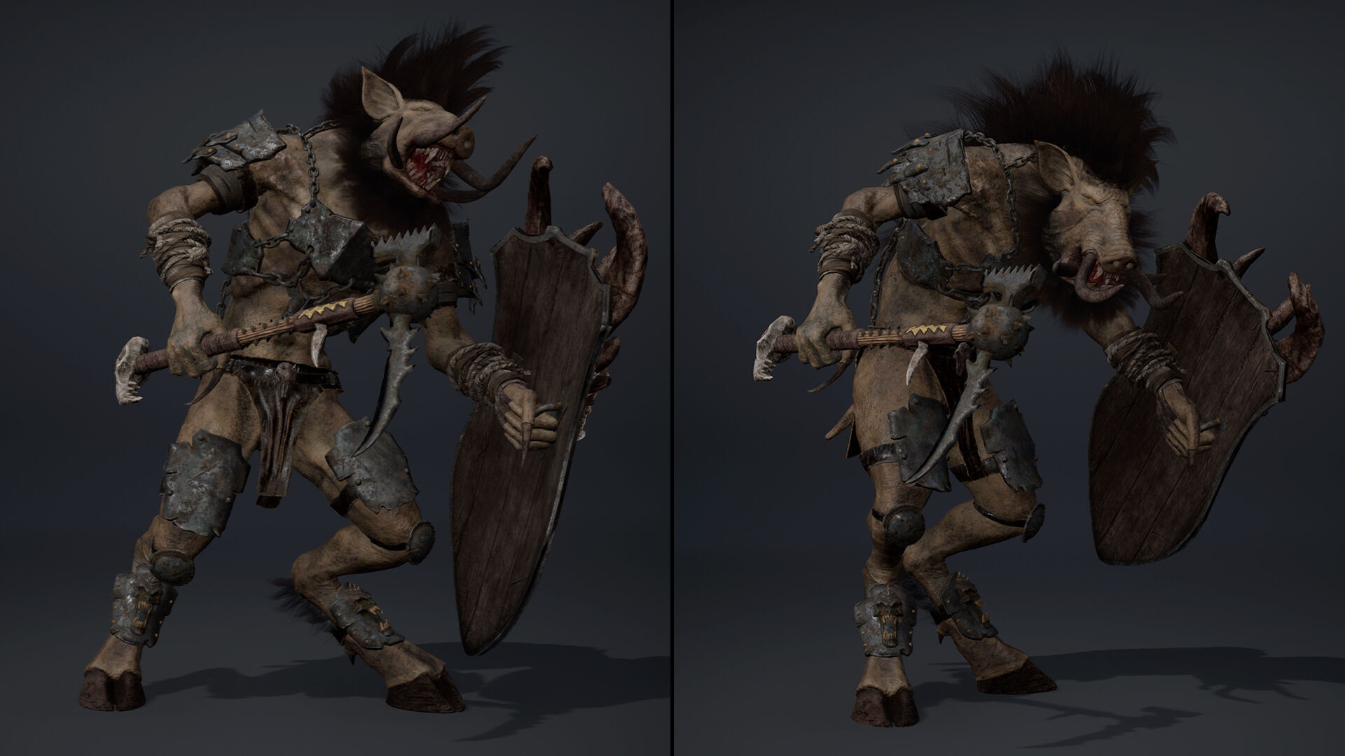 Thunder Brutal Arm2 Low-poly 3D model_14