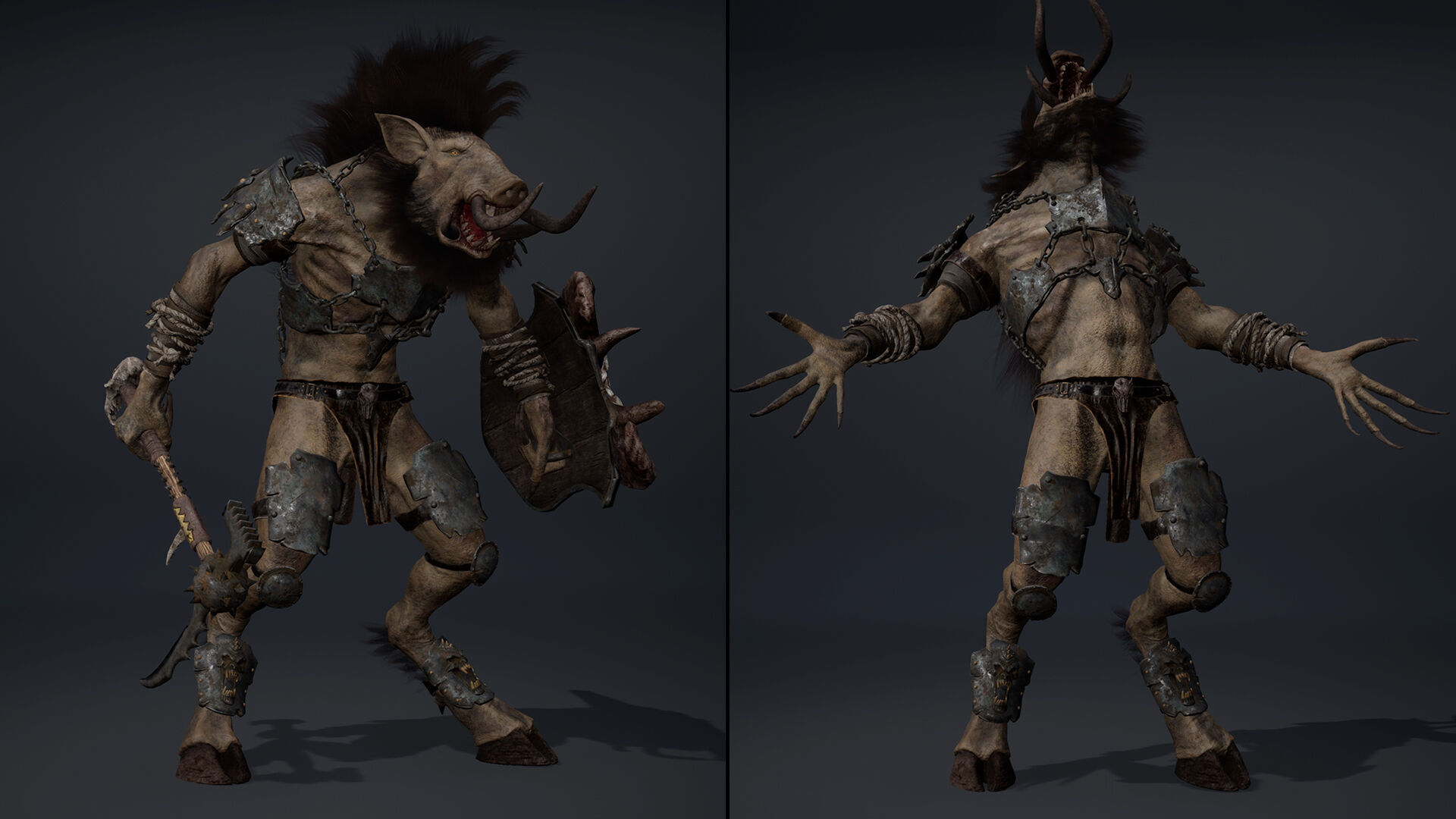 Thunder Brutal Arm2 Low-poly 3D model_11