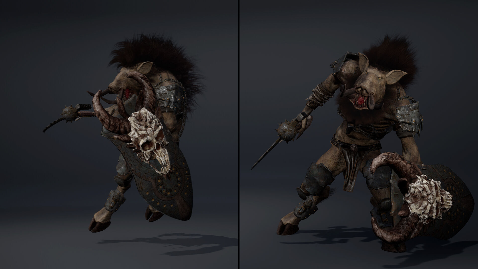 Thunder Brutal Arm2 Low-poly 3D model_16