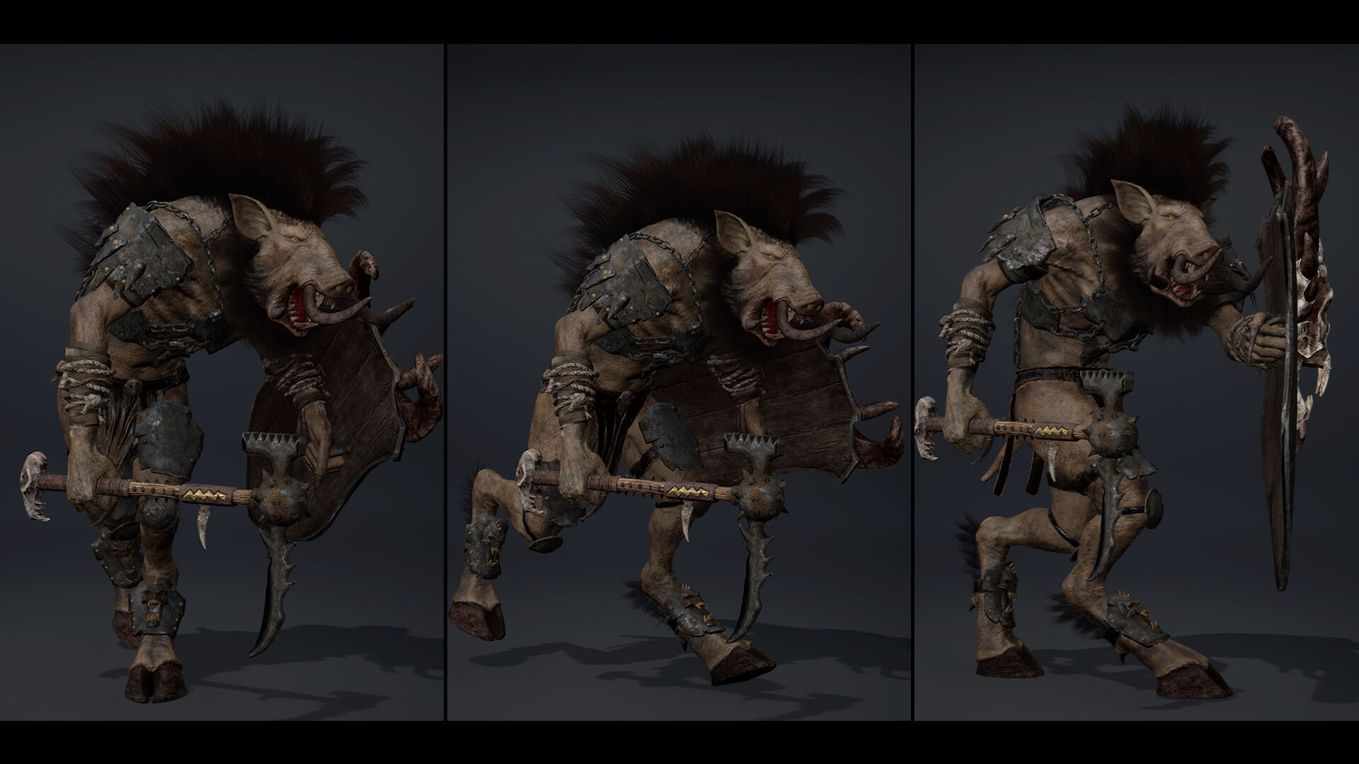 Thunder Brutal Arm2 Low-poly 3D model_19