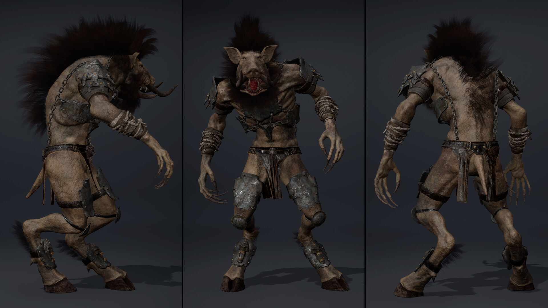 Thunder Brutal Arm2 Low-poly 3D model_18