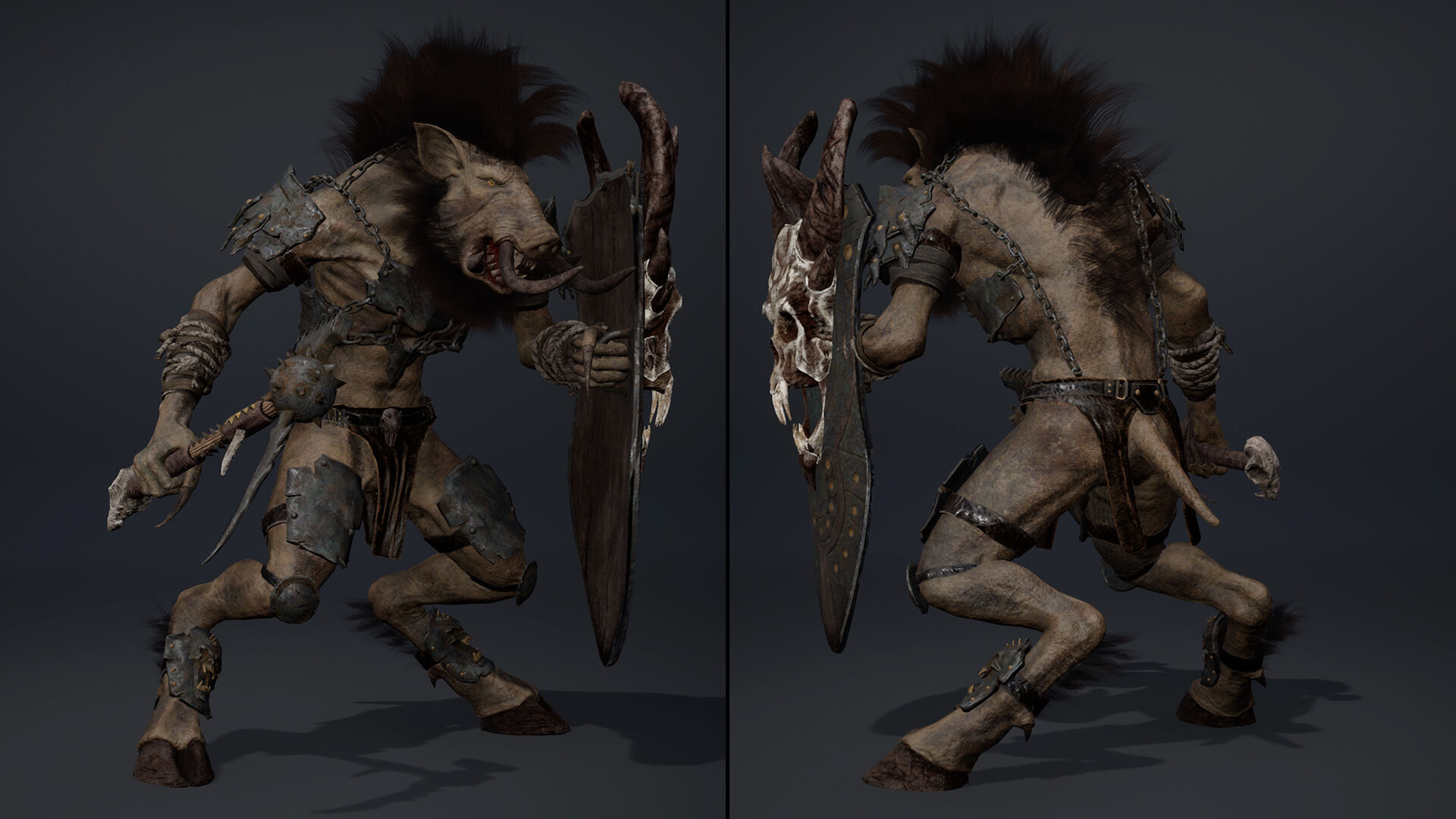 Thunder Brutal Arm2 Low-poly 3D model_6