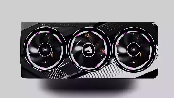 AORUS GeForce RTX 3090  High-Quality 3D Model  3D model