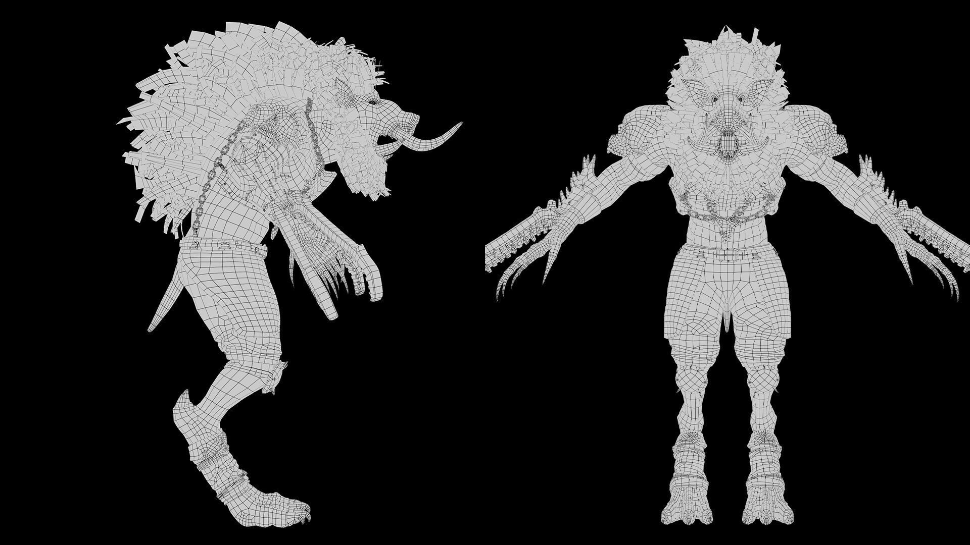 Thunder Brutal Arm1 Brutal Low-poly 3D model_10