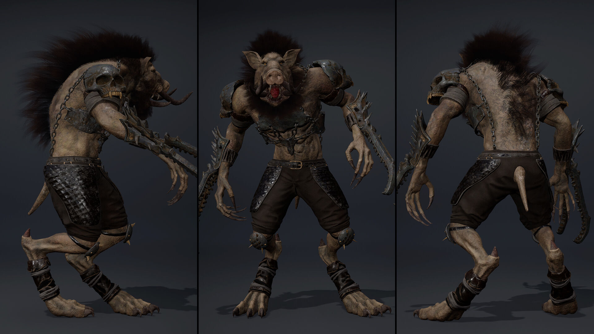 Thunder Brutal Arm1 Brutal Low-poly 3D model_5