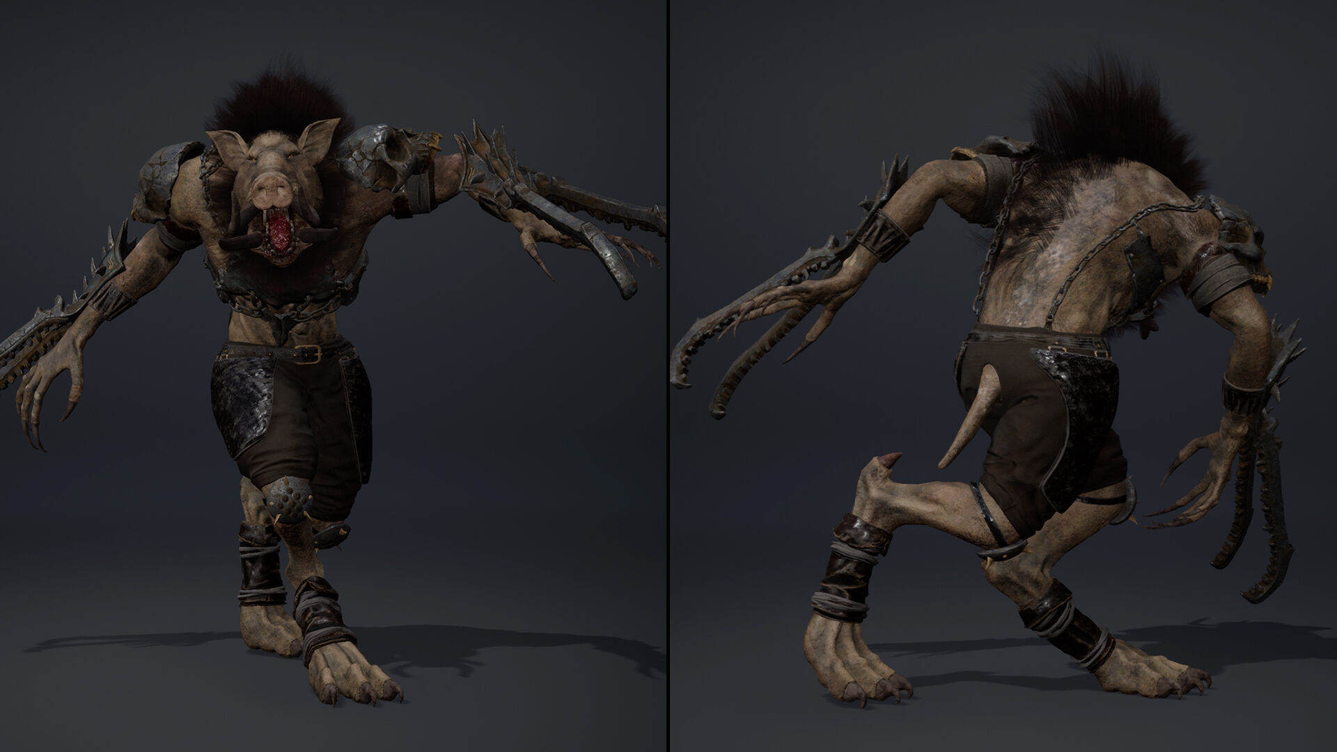 Thunder Brutal Arm1 Brutal Low-poly 3D model_7