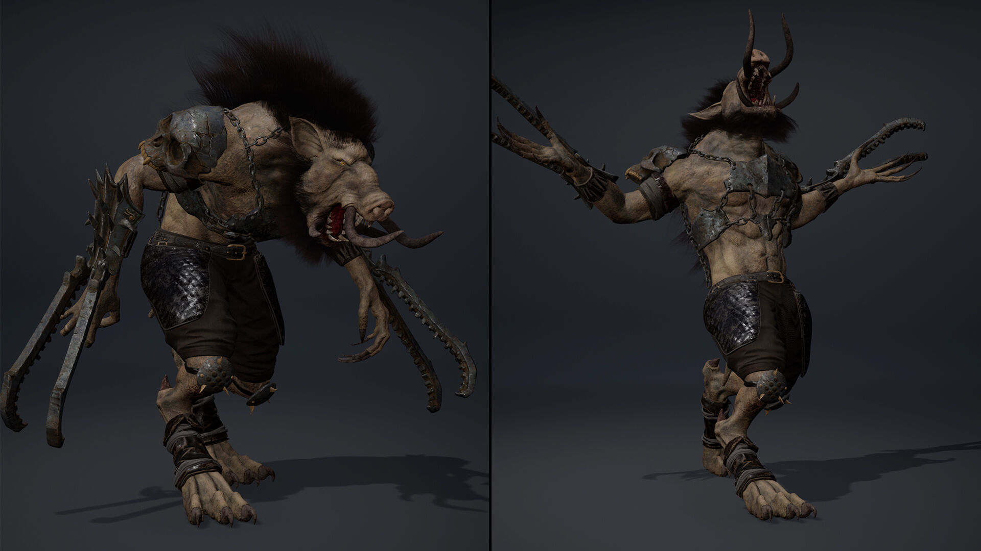 Thunder Brutal Arm1 Brutal Low-poly 3D model_6