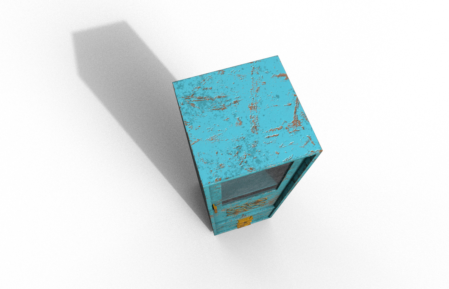 Old Modern Furniture 3D Model Terror Low-poly 3D model_4