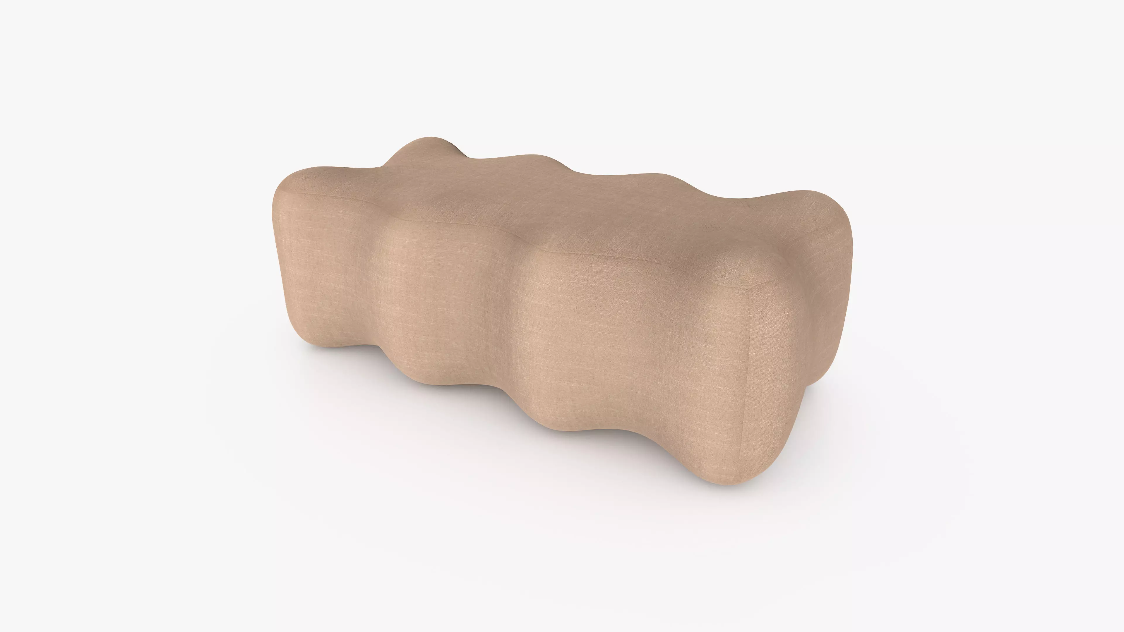 Coffee Table Pouf Low-poly 3D model