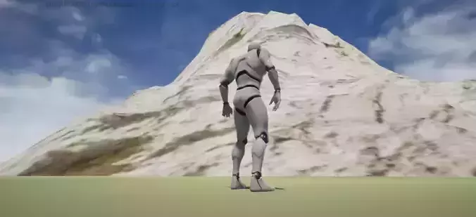 3D Model  Mountain 1 FBX