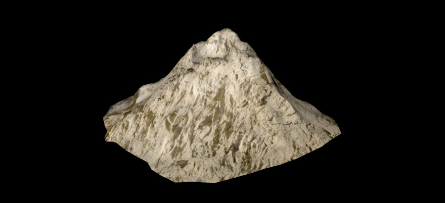 3D Model  Mountain 1 FBX 3D model_1