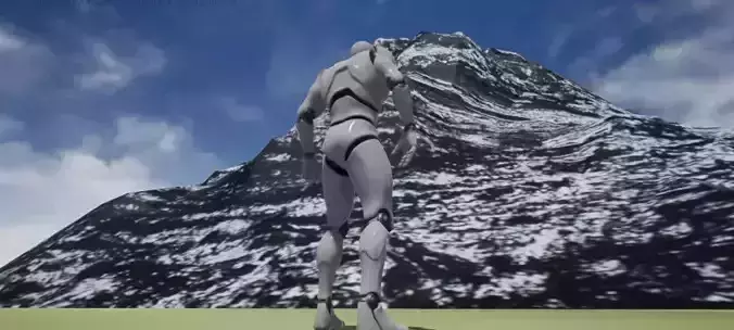 3D Model  Mountain 3 FBX