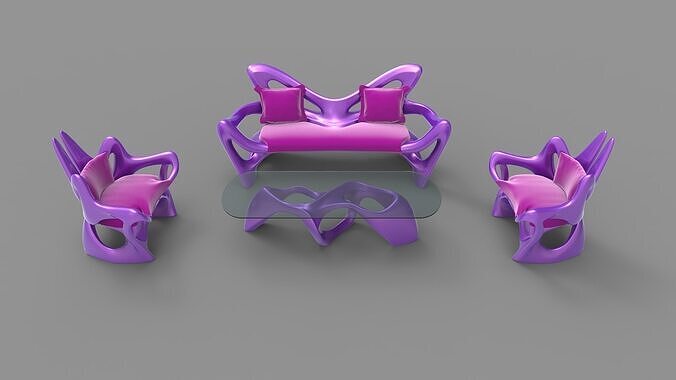 Metal Art Furniture 3D model