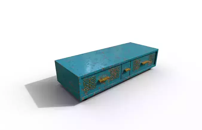 Old Modern Furniture 3D Model Terror