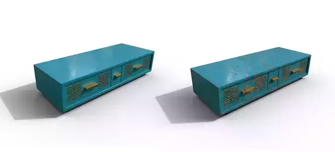 Pack 2 Modern Furniture 3D Model