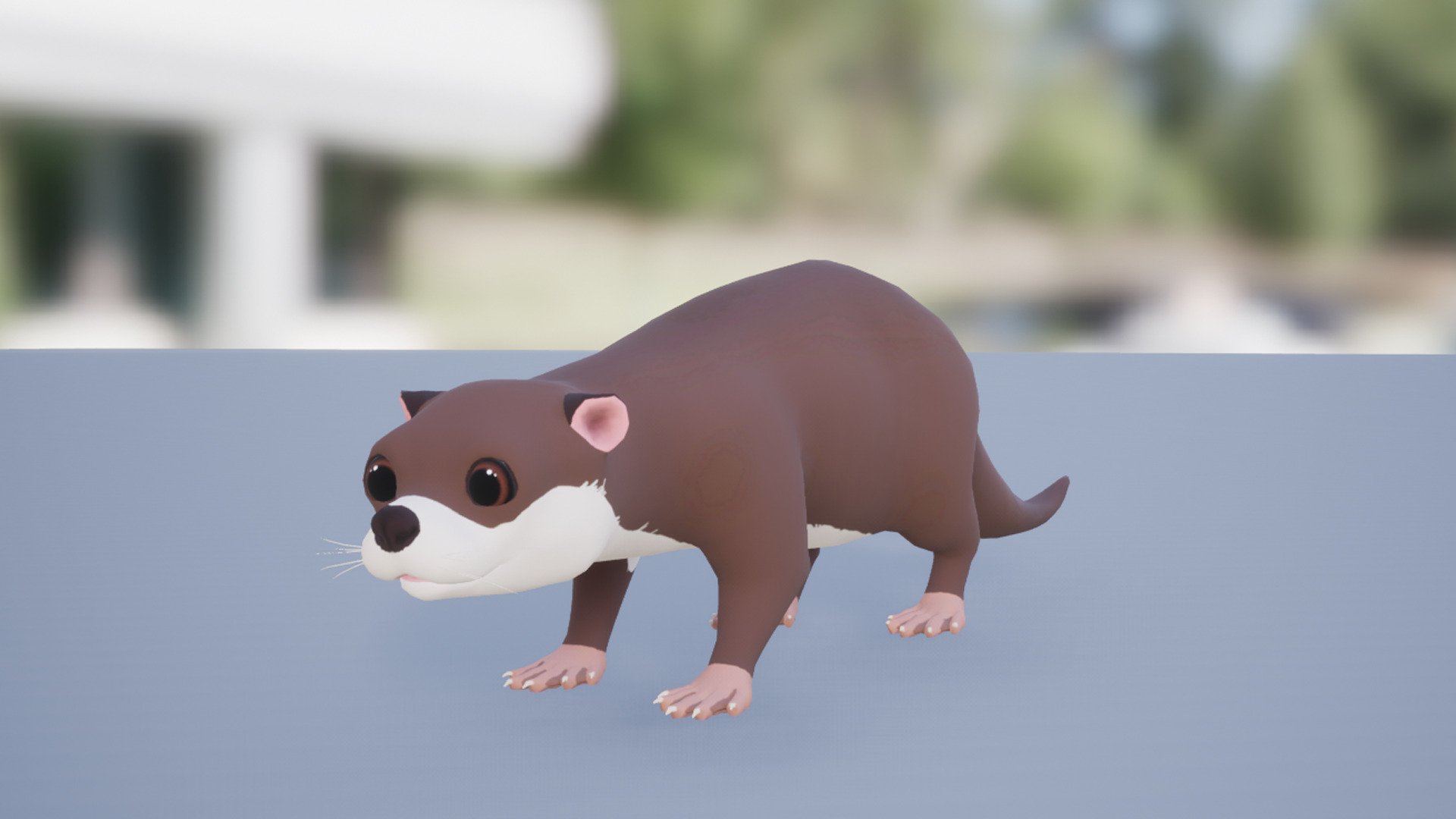 Cartoon small animals pack Low-poly 3D model_17