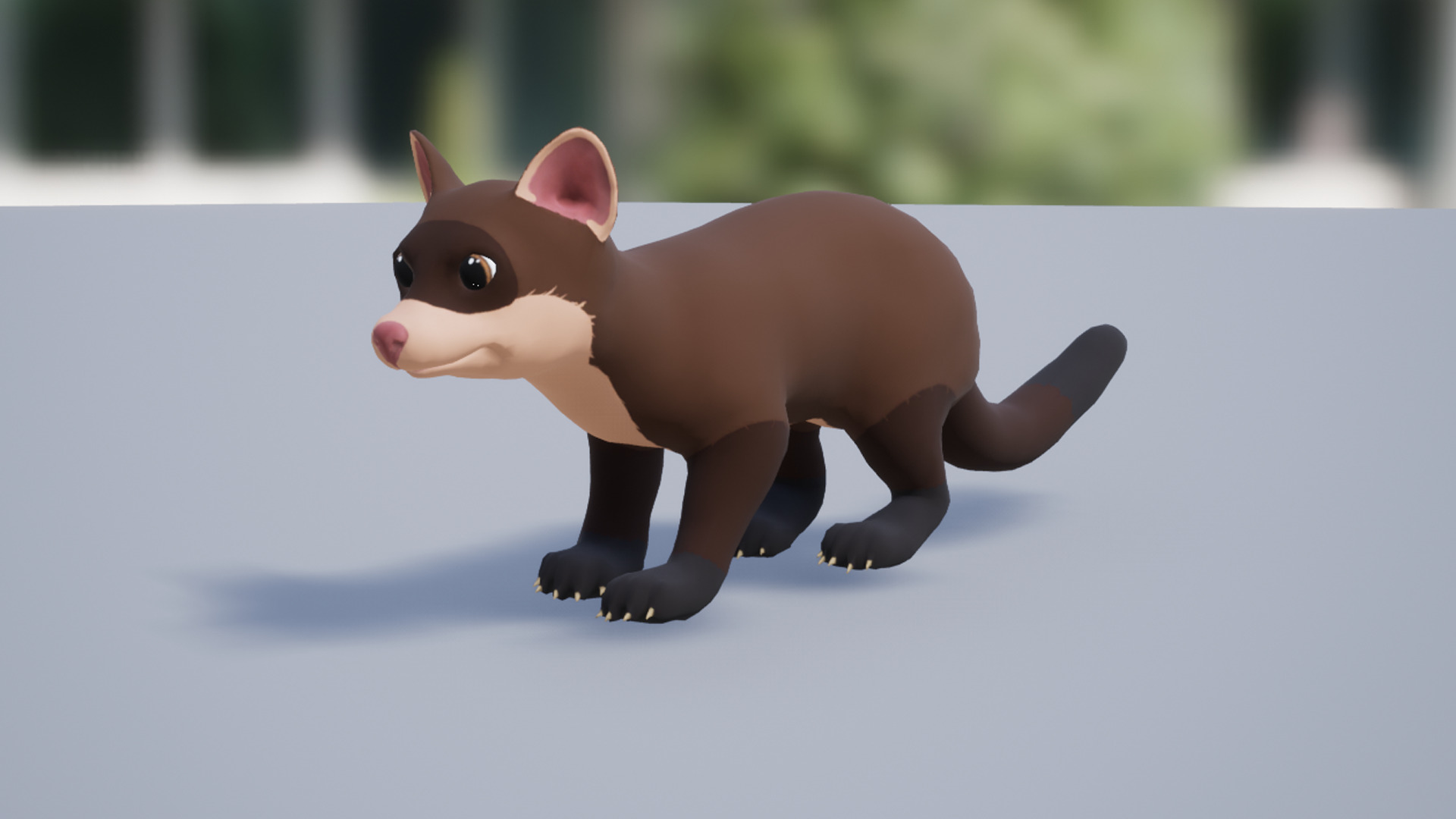 Cartoon small animals pack Low-poly 3D model_13