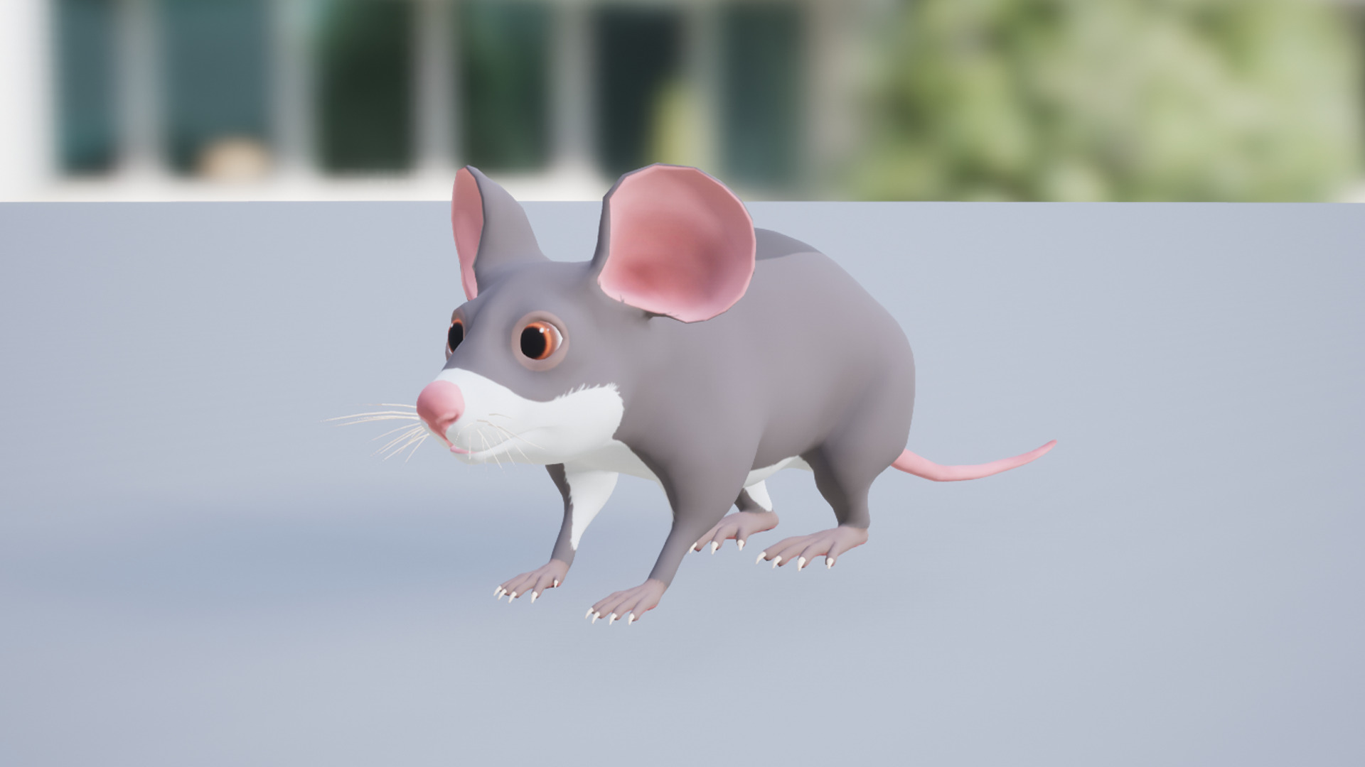 Cartoon small animals pack Low-poly 3D model_15