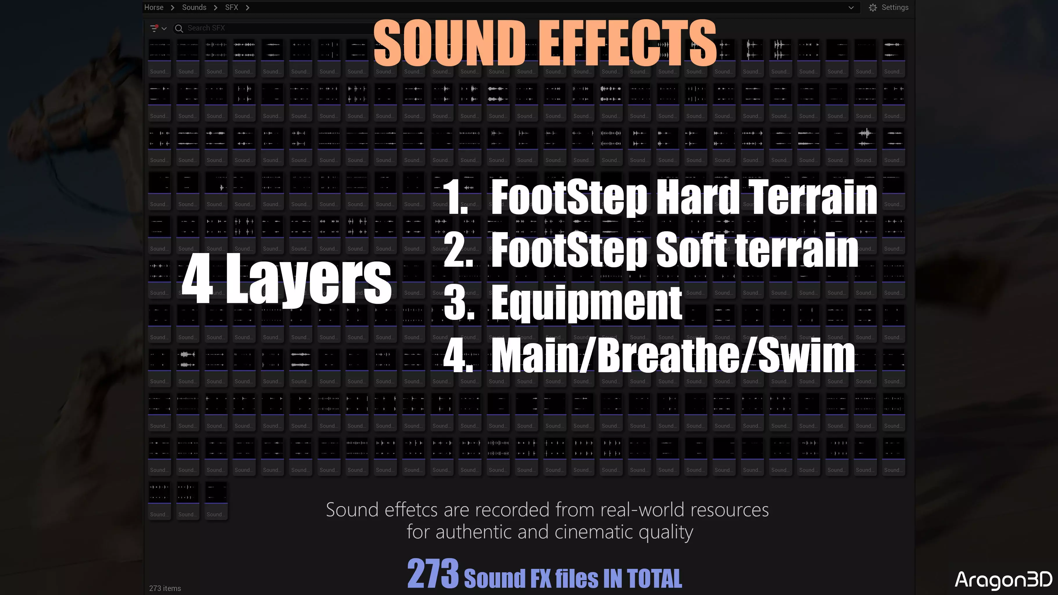 Horse Configurator PLUG AND PLAY Low-poly 3D model_12