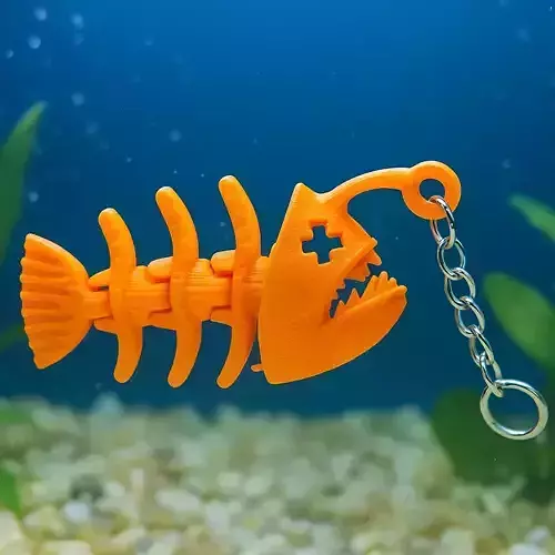 Anglerfish Keychain