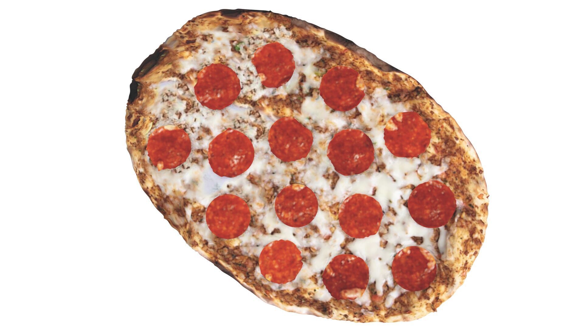 Turkish Pepperoni Lahmacun 3D model_11