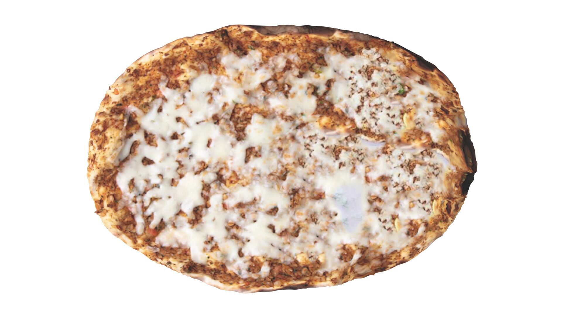 Turkish Pepperoni Lahmacun 3D model_15