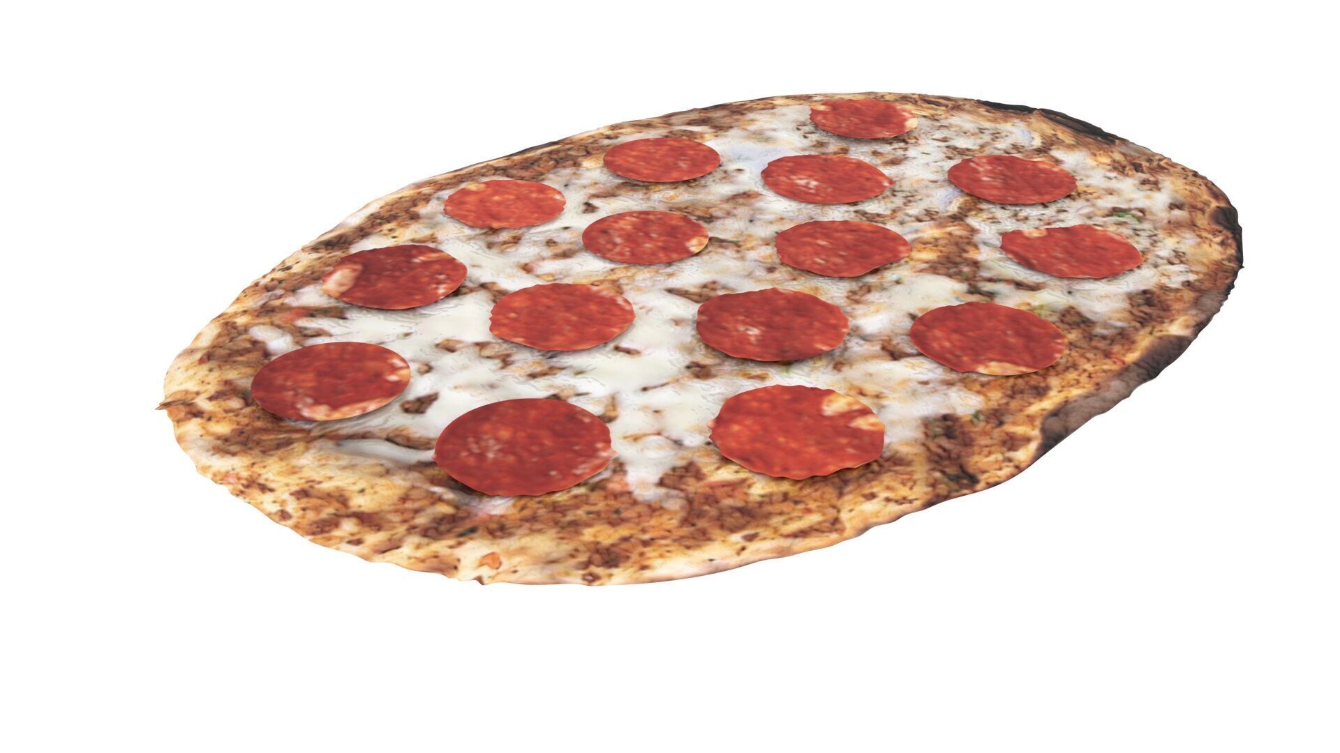 Turkish Pepperoni Lahmacun 3D model_13