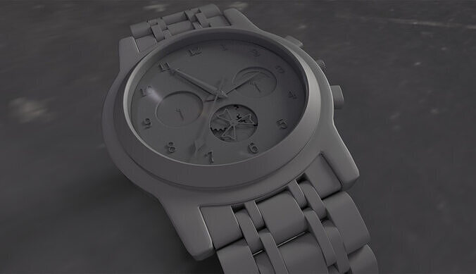 Wristwatch Free 3D model