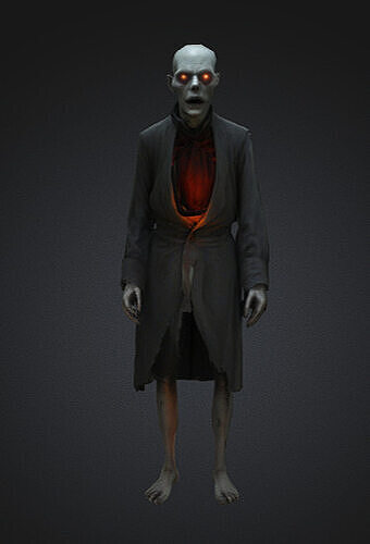 horror ghost 3D print model