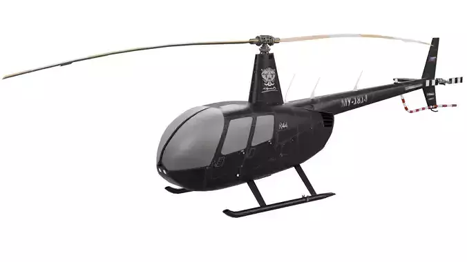 Robinson R44 3D model