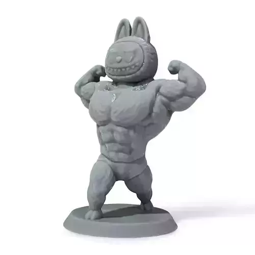 Super labubu swole body 3D print model