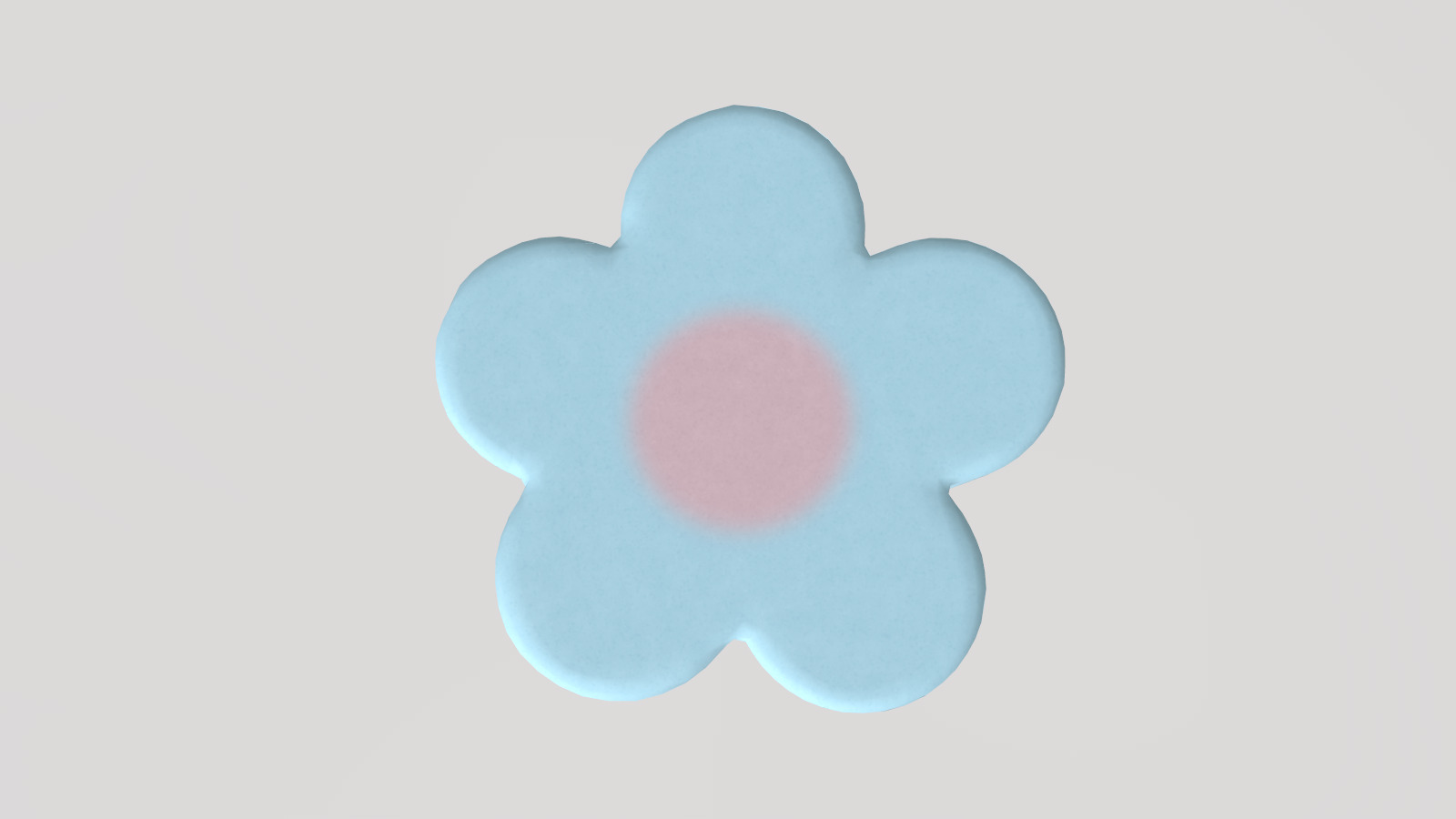 Stylized Low-Poly Flower-shaped Marshmallow Low-poly 3D model_6