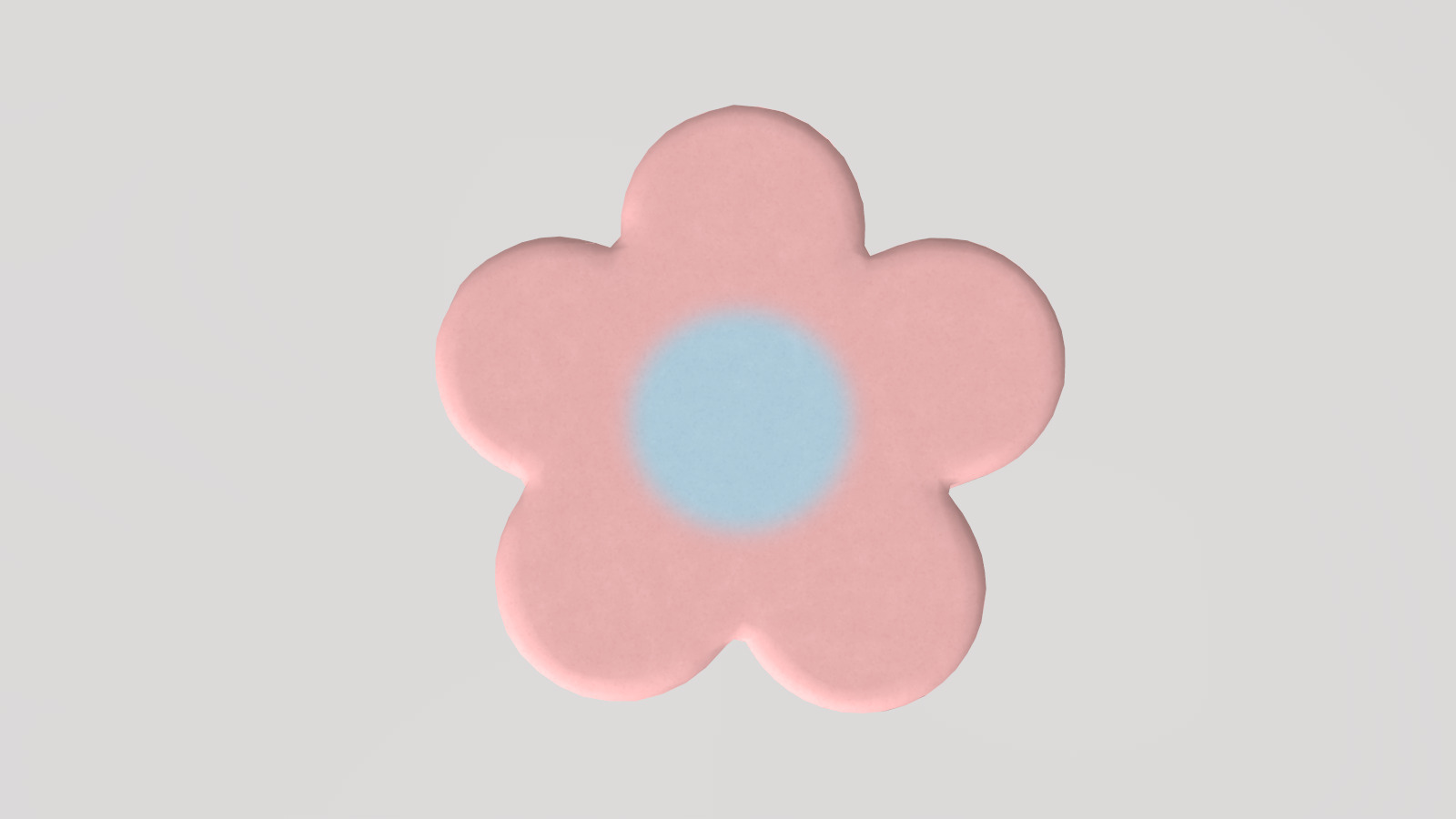 Stylized Low-Poly Flower-shaped Marshmallow Low-poly 3D model_3