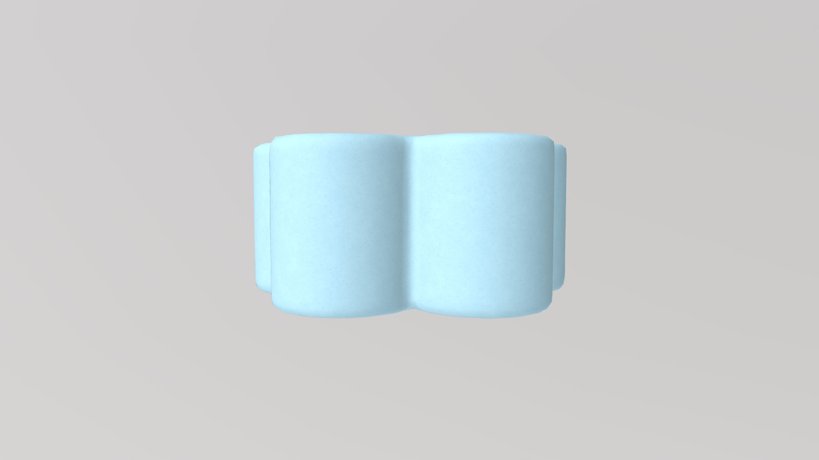 Stylized Low-Poly Flower-shaped Marshmallow Low-poly 3D model_7