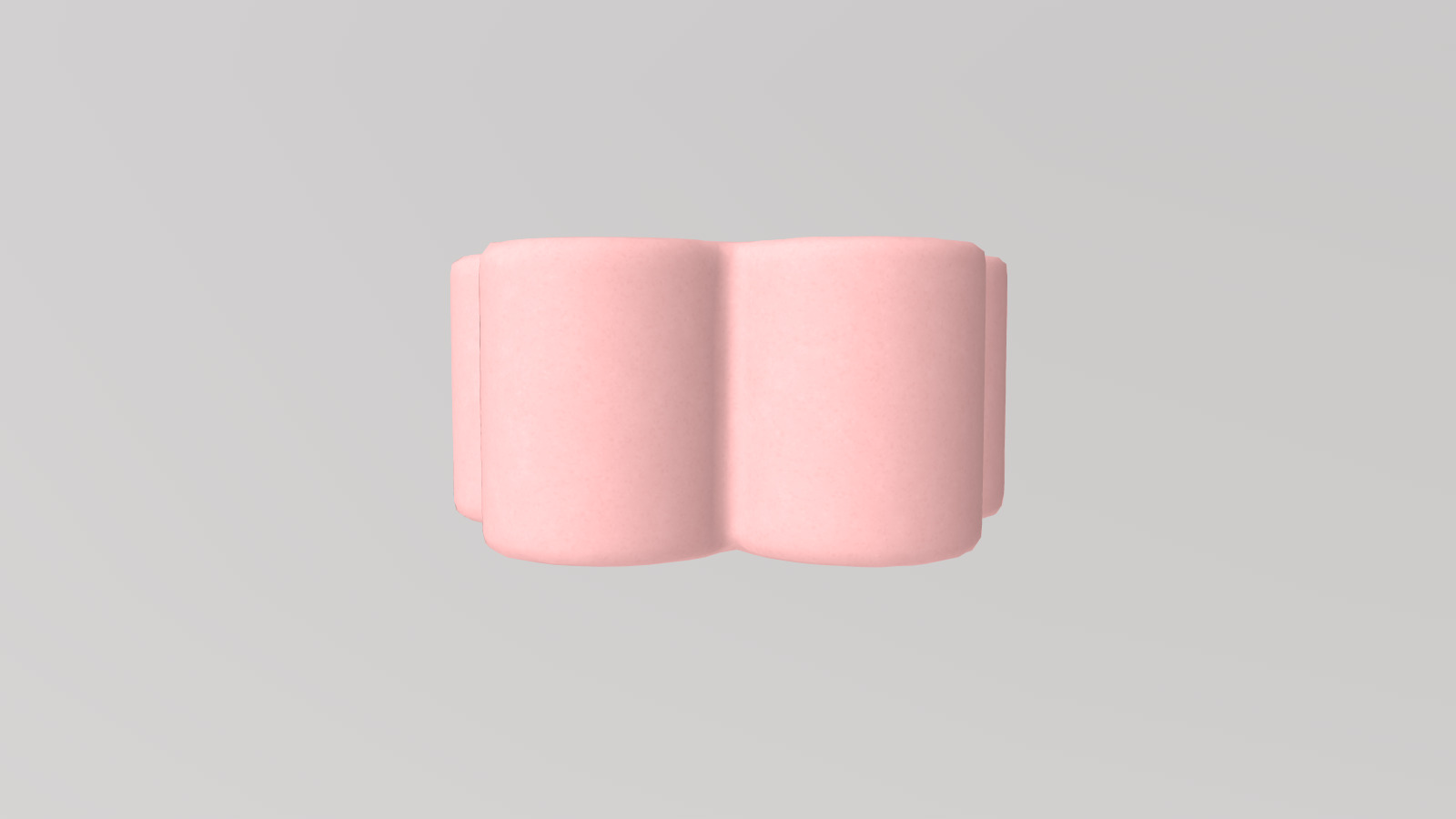 Stylized Low-Poly Flower-shaped Marshmallow Low-poly 3D model_4