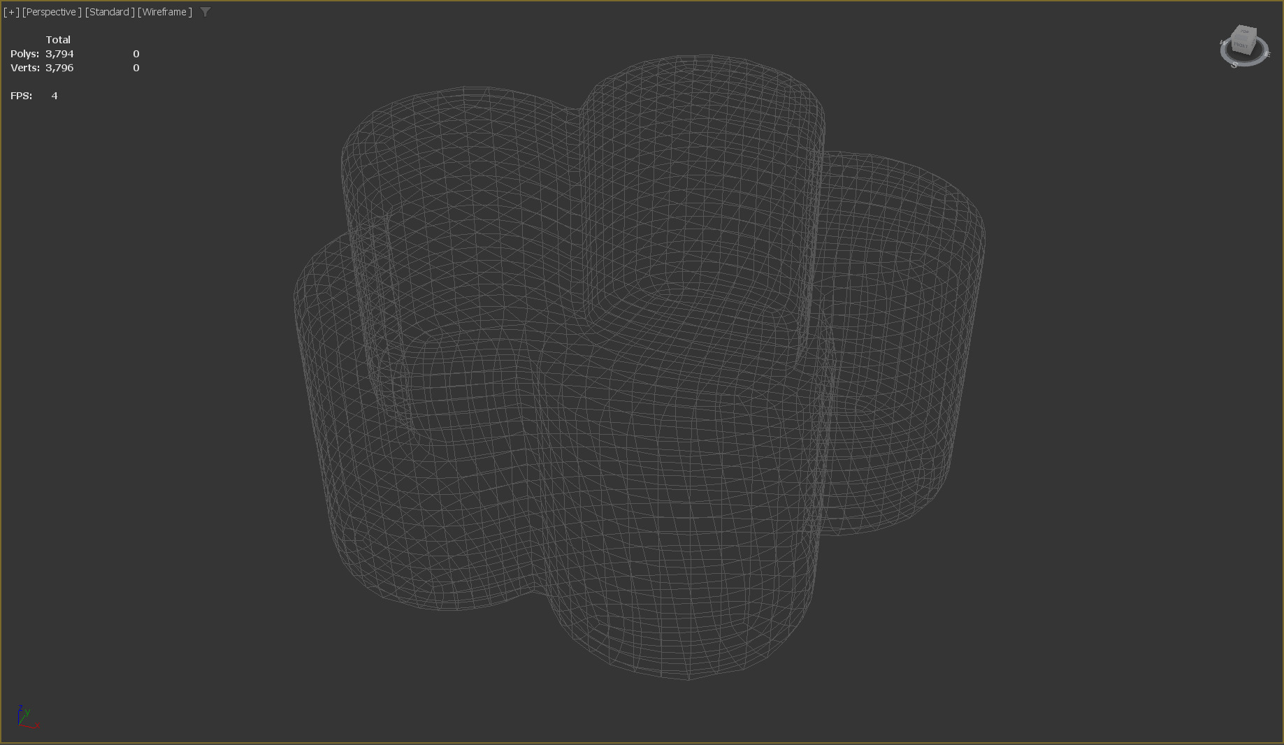 Stylized Low-Poly Flower-shaped Marshmallow Low-poly 3D model_14