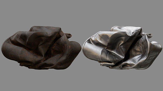 Crushed Fish Can 07 3D model 5