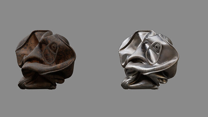 Crushed Fish Can 07 3D model 3