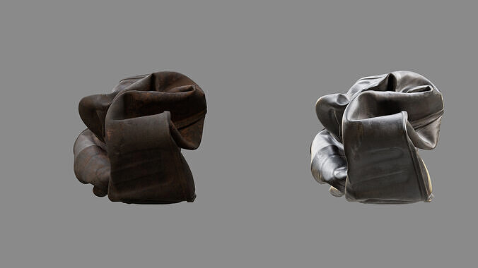 Crushed Fish Can 07 3D model 6