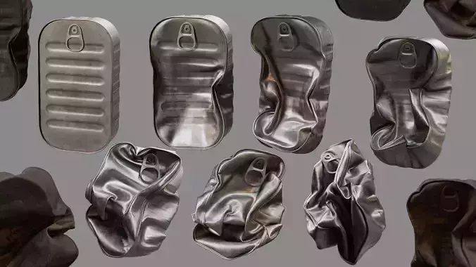 Crushed Fish Can Collection