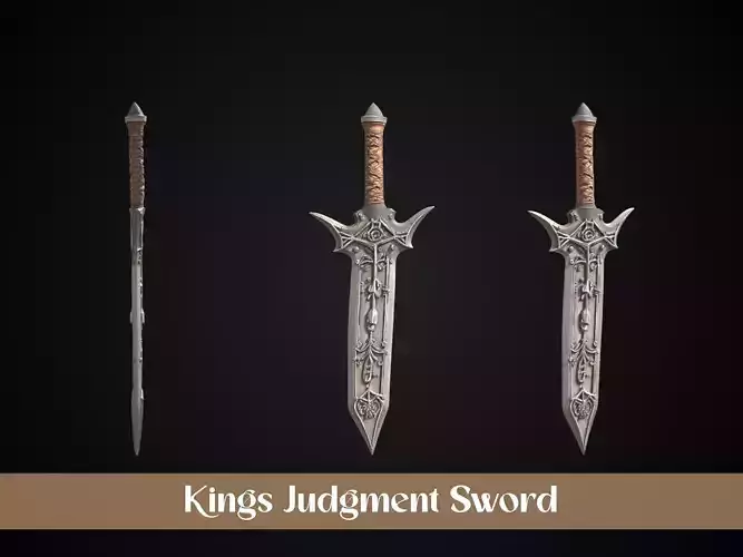 Stylized Crusader Sword - Kings Judgment