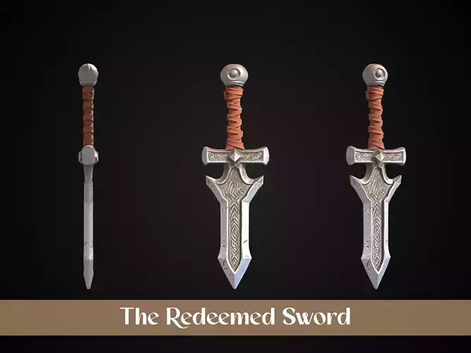 Stylized Crusader Sword - The Redeemed