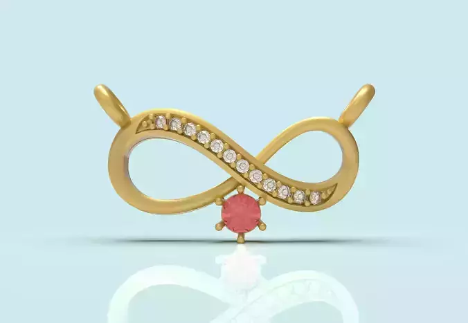 Fancy Gold Pendant - 0111