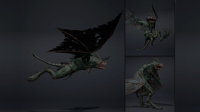 Venomwind 1 Brutal Low-poly 3D model
